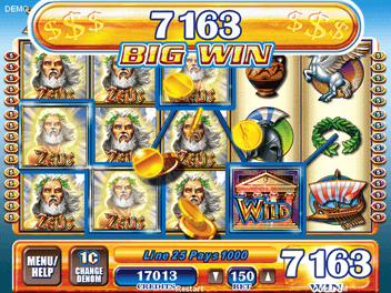 zeus slot machine jackpot