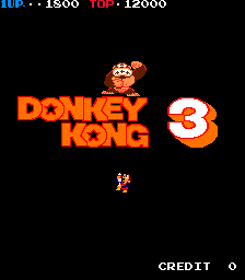 Donkey Kong 3 [Ambush hardware] screenshot