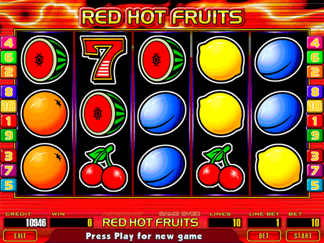 Red Hot Fruits Slot Machine By Apex Gaming Technology Gmbh 0