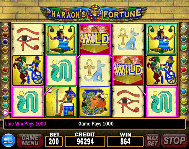 Pharaoh S Fortune Video Slot Machine By Igt 2003