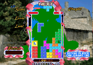Tetris Plus 2, Arcade Video game by JALECO (1997)