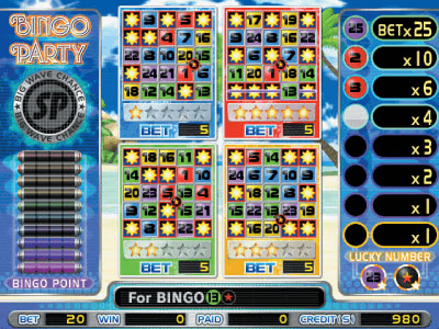 Bingo Party Splash screenshot
