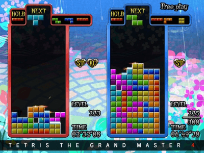 Tetris The Grand Master 4: The Masters of Round, Arcade Video game by Arika  (2009)