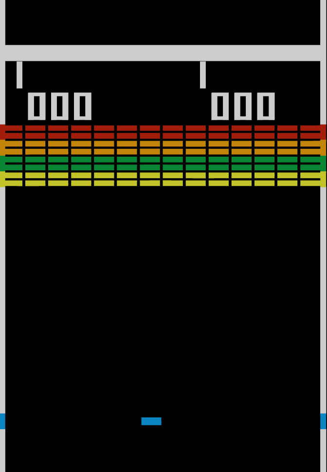 Breakout Arcade Video game by Atari Inc (1976)