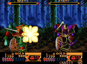 Crossed Swords (1991), Neo Geo Game