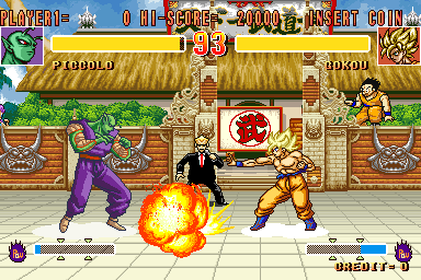 Dragon Ball Z 2: Super Battle arcade video game by Banpresto (1994)